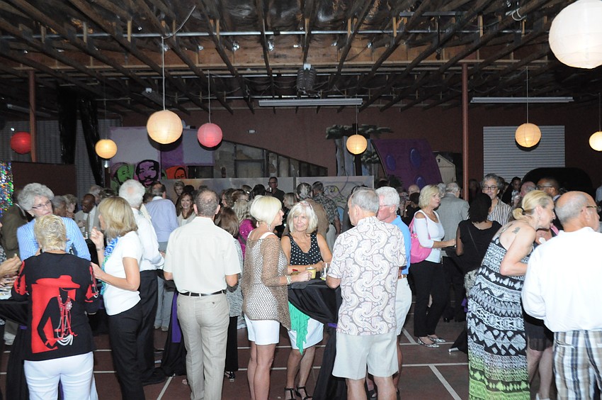 Patrons and supporters gathered at the theater for the fundraiser.