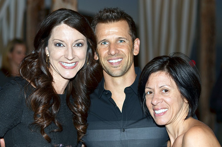 Carrie and Jason Riley with Assunta Swier
