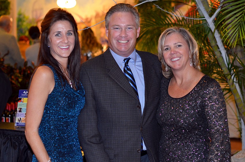 Margi Furley with Chad and Andrea Allison