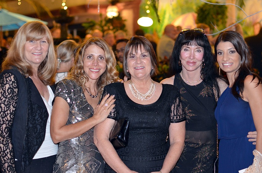 Kim Hill, Megin Kaufman, Dr. Louise Boothby, Caroline Blair and Leah Stratford