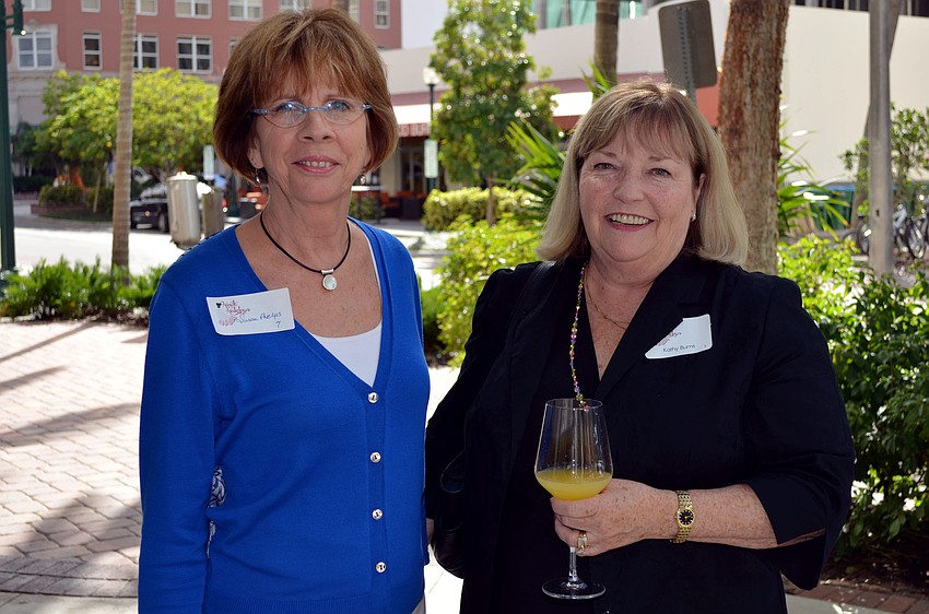 Susan Phelps and Kathy Burns