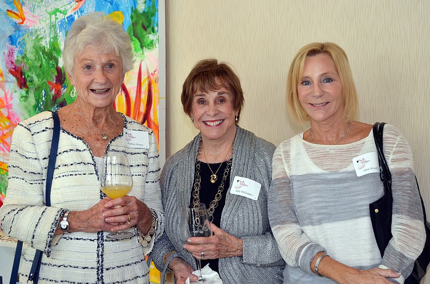 Audrey Pinney, Sally McFadden and Jane Woods