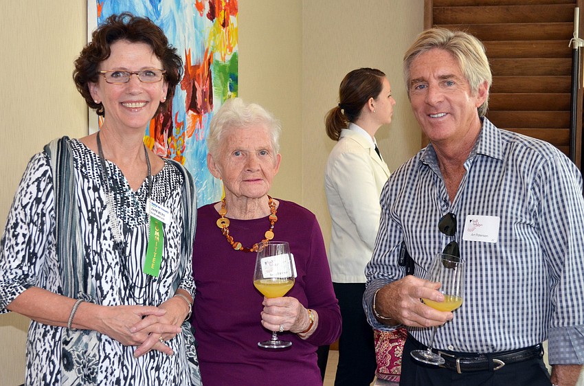 Jane Rufo with Betty and Art Paterson