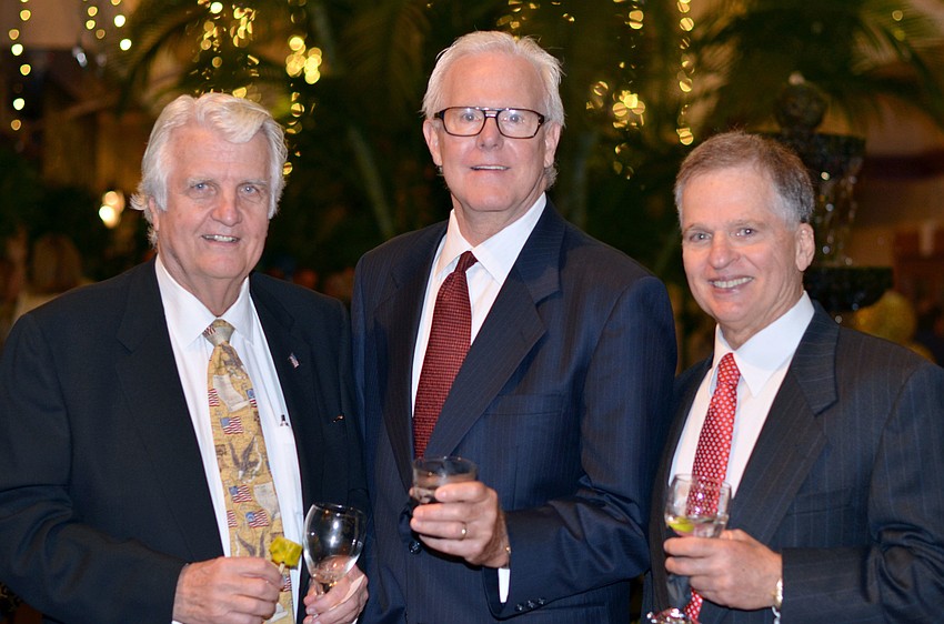 Tommy Pate, Dan Gifford and Dennis Campagnone