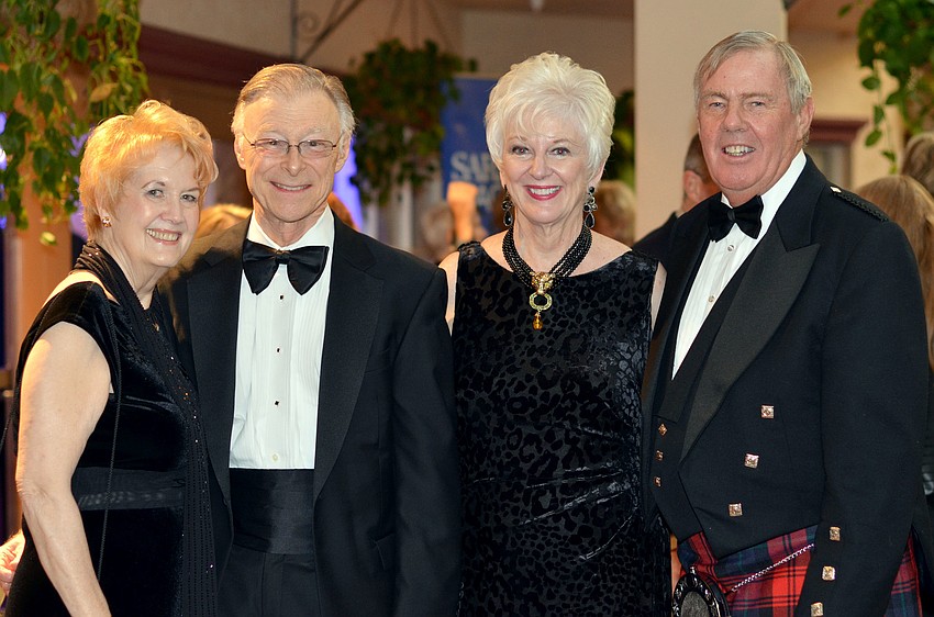 Julie Planck and Chuck Albers with Cheryl and Alasdair MacLauchlan