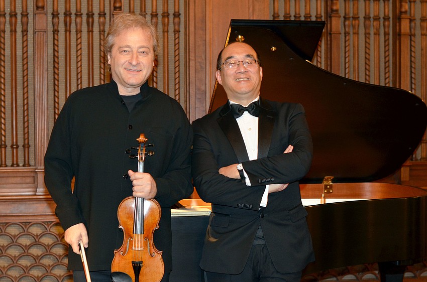 Featured musical guests Federico Agostini and Derek Han