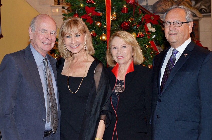 Walter and Deborah Beacham with Kathleen Gurney and Dr. Mel Srybnik