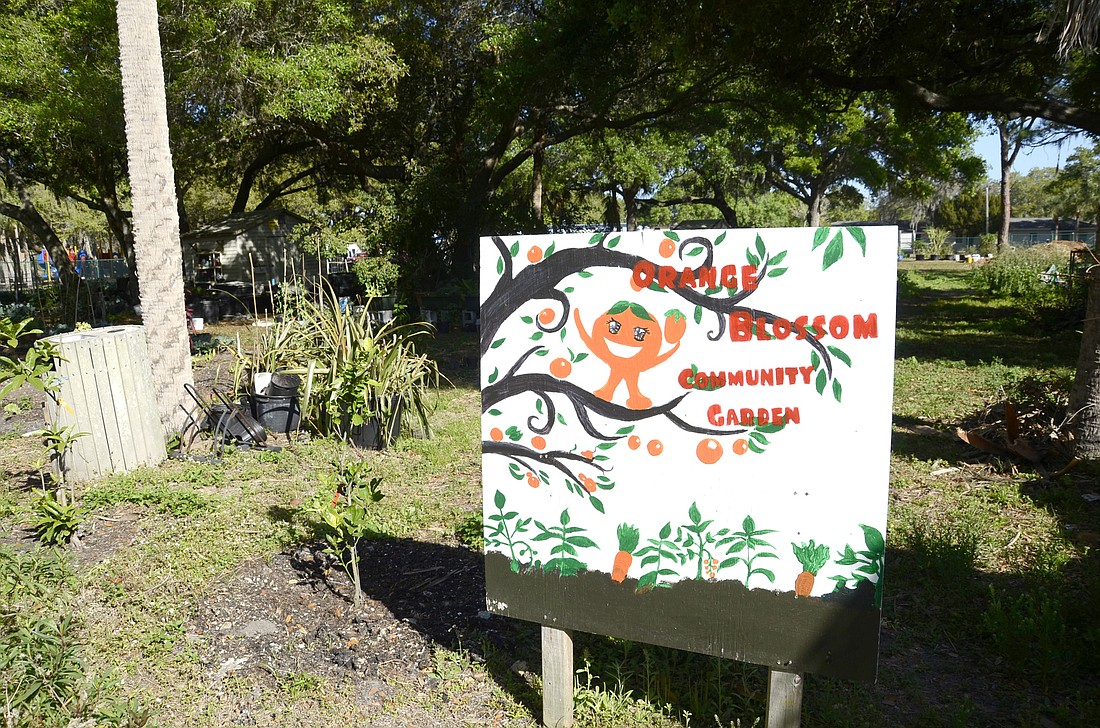 The Orange Blossom Community Garden is one of five community gardens in the north part of Sarasota County.