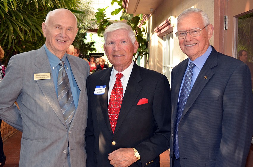 Mike Groniger, Harvey Hinrichs and Stan Abshier