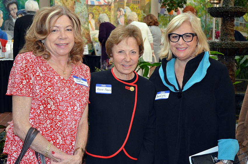 Sarah Sutton, Ellie Faber and Carolyn Haltrecht