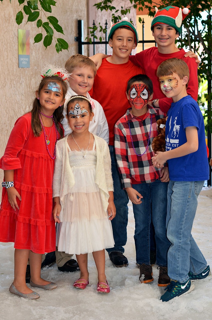 Ellie Blitz, Neveah Crews, Bryan Blitz, Zach Dorsay, Logan Willmore, Sam Wexler and Caleb Fritz