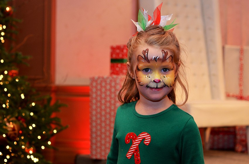 Katherine Curtis at Christmas in Candyland.