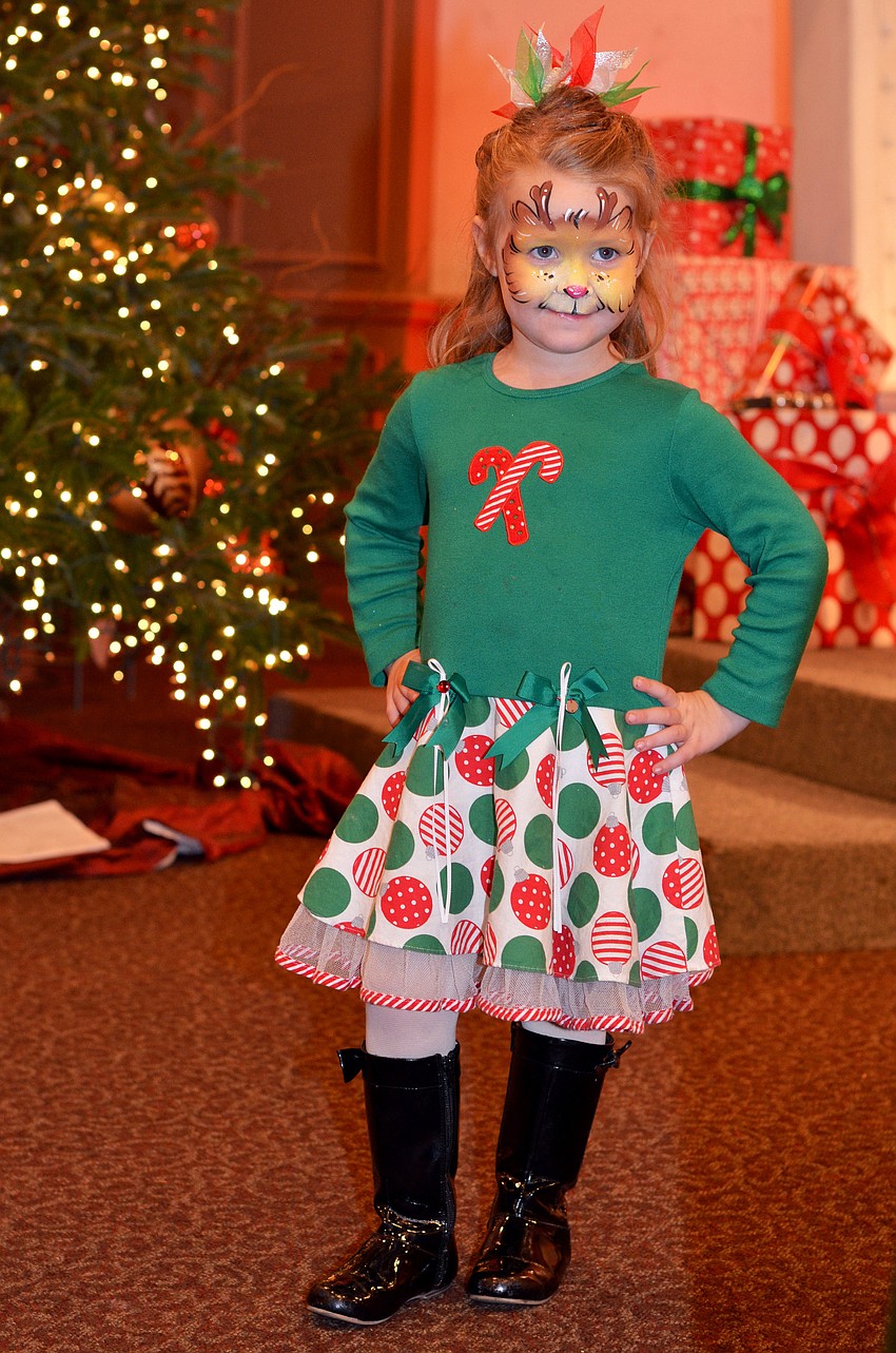 Katherine Curtis at Christmas in Candyland.