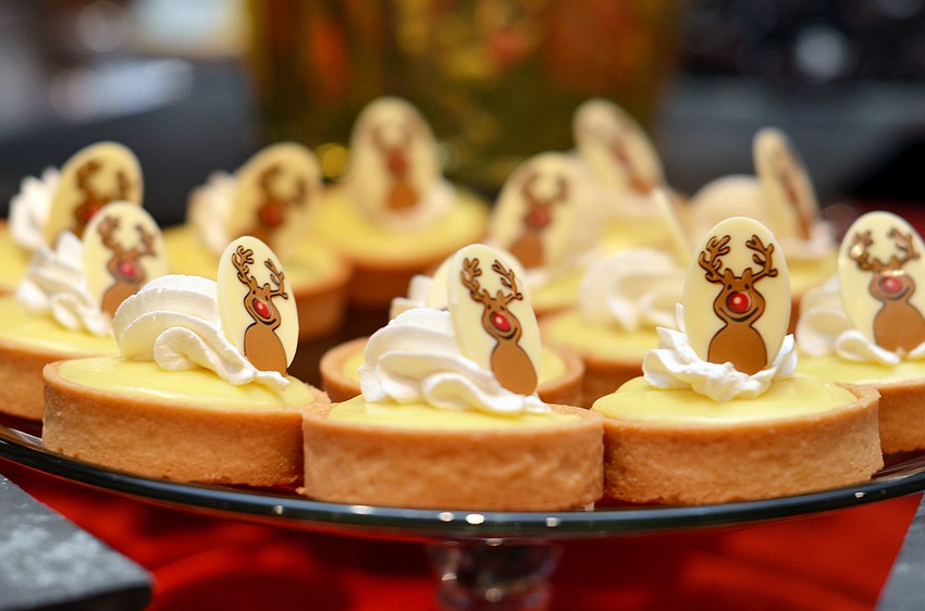 A dessert buffet was one of the many attractions at Christmas in Candyland.