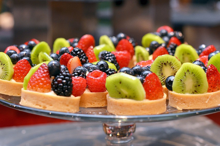 A dessert buffet was one of the many attractions at Christmas in Candyland.