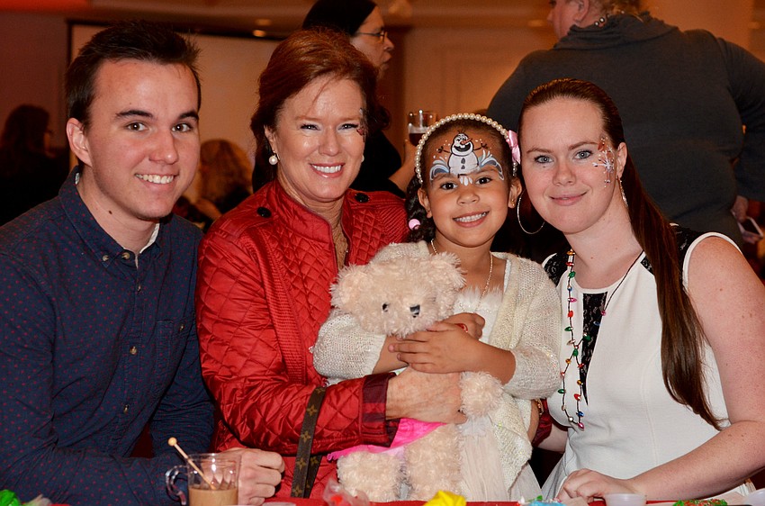 Max and Terri Klauber with Neveah and Ceara Crews