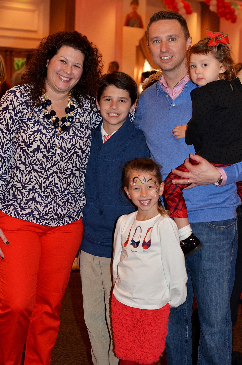 Bianca, Addison, Reese, Richard and Hadley Lawrence