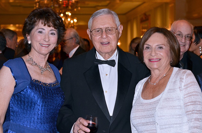 Barbara Brizdle with Bernie and Marion Levine