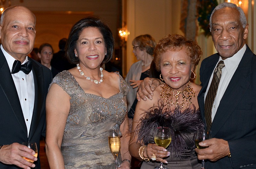 Dr. Cecil and Shirley Pickett with Audrey and Bill Coleman