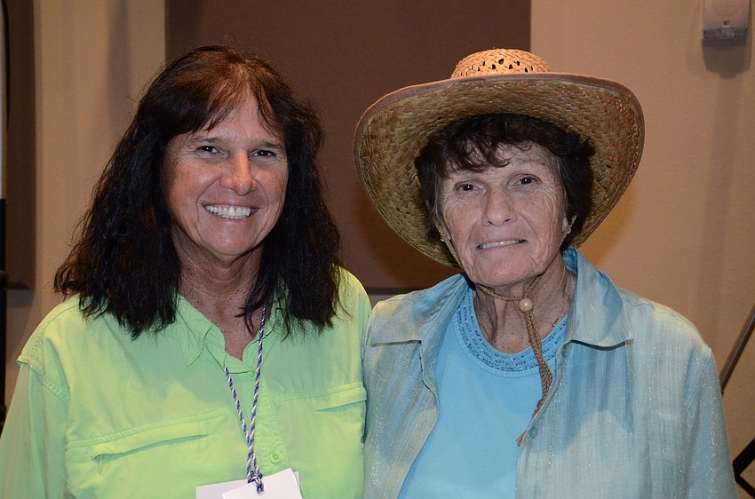 Modine Brown, right, turned 80 years old in July and is the church's oldest member. She and her daughter, Stephanie Jolly, helped out with vacation Bible school.