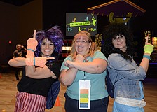 Melinda Jeter, Cindy Schultz, and Jeannette Kennedy are the three main vacation Bible school organizers. 
"Jeanette's the lead singer, I'm the lead guitarist, and Cindy is the base drummer in this," said Jeter.