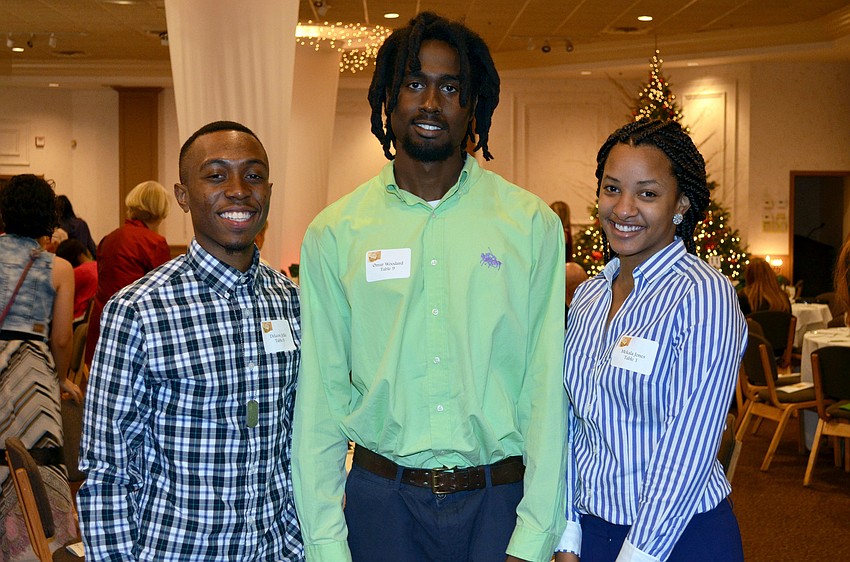 DeLeon Jelks, Omar Woodard and Mekala Jones