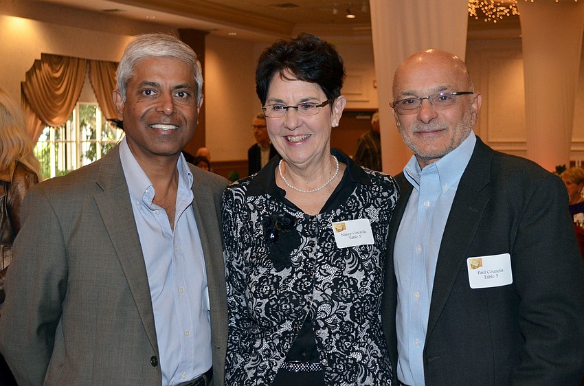 Cliff Menezes with Nancy and Paul Couzelis