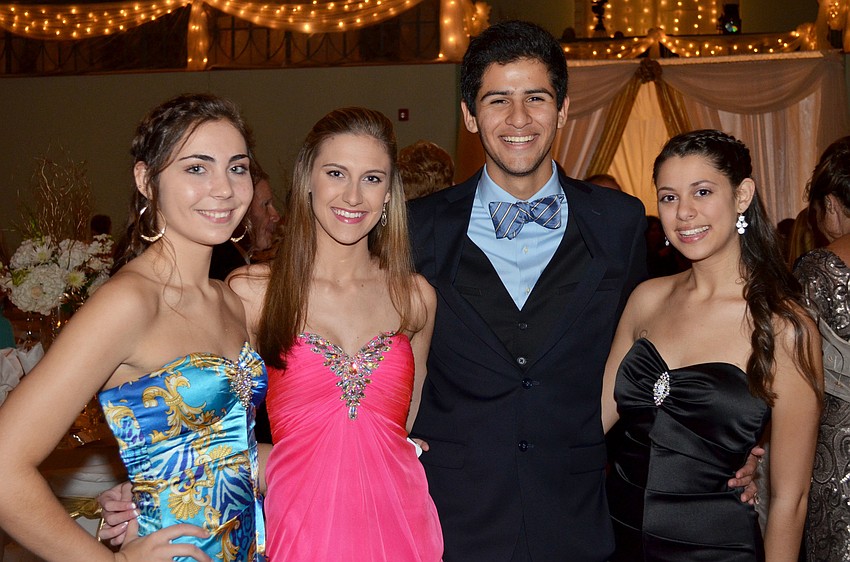 Zoe Baglini, Bekka Larson, Harrison Chona and Adriana Fernandez