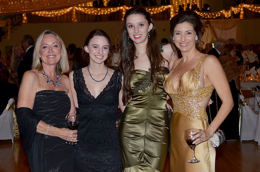 Tracy and Gianna DeRamo with Sydney and Donna Koffman