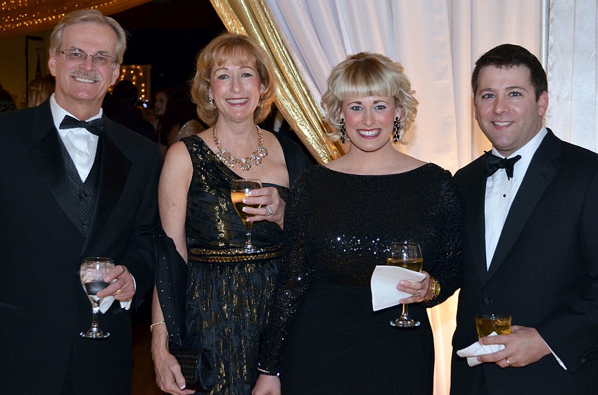 Jim and Karen Turner with Leah and Christian Cotter