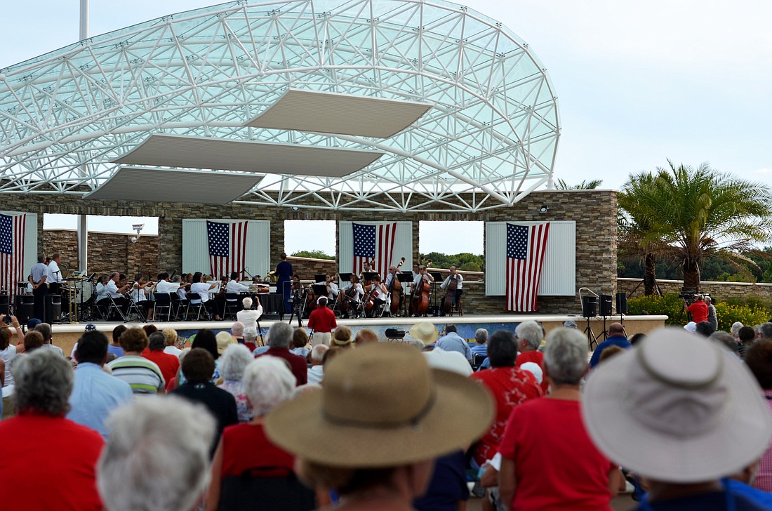 Patriot Plaza at the Sarasota National Cemetery will host the 70 trumpet players as they play in honor of World War II veterans.