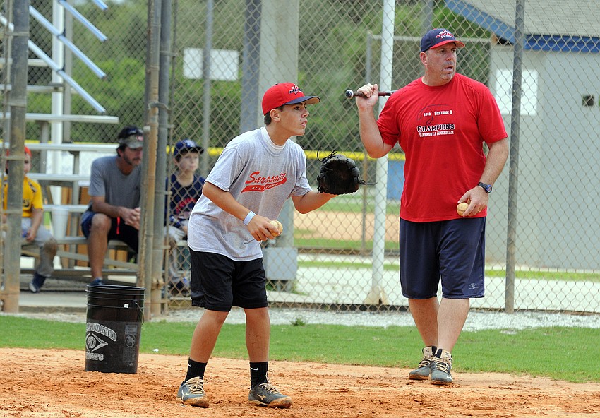 Thirteen-year-old Gabe Copeland and his All-Star teammates spent most of their time working on defense.