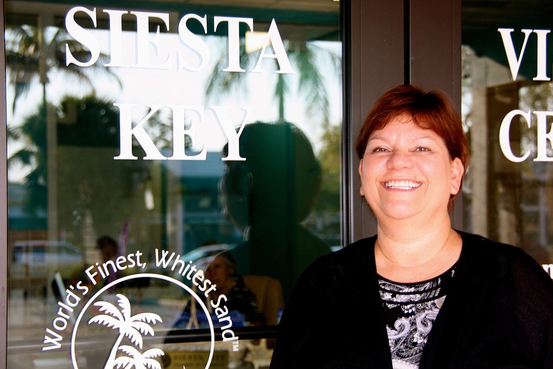Debra Lynn-Schmitz vacates the position of executive director for the Siesta Key Chamber of Commerce.