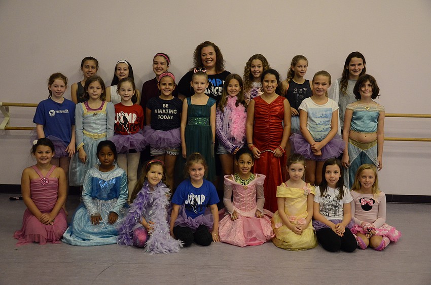Twenty-four girls participated in the Disney Divas dance class, instructed by Kristina Babcock.