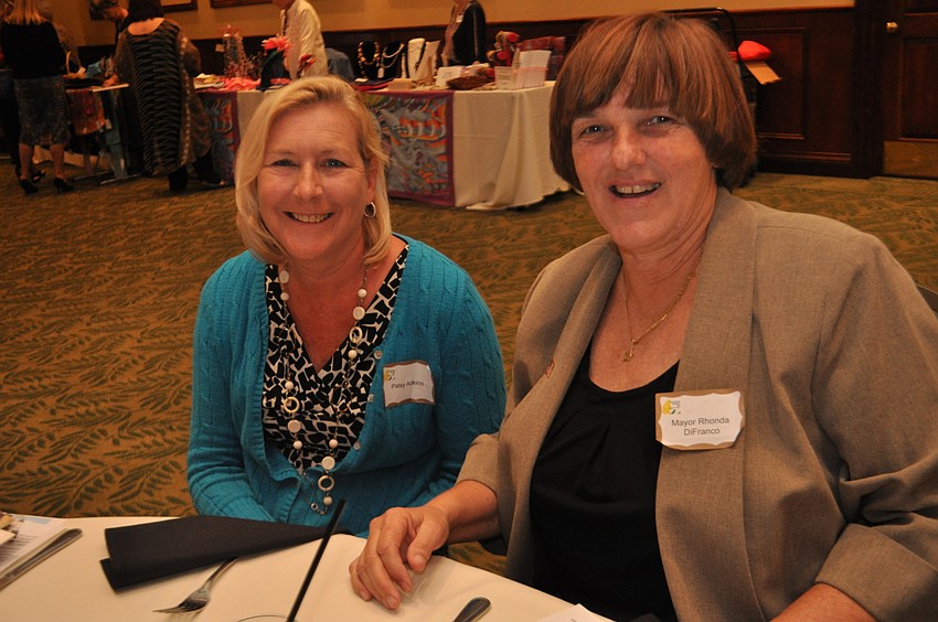 Patsy Adkins and Mayor Rhonda DiFranca represent the city of North Port.