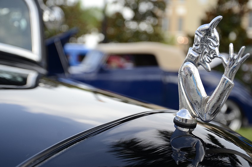 Tom Gelok of Palmetto added this devilish hood ornament to his 1932 Ford Coupe. 
