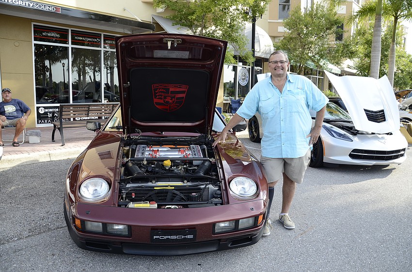 Wayne Seel of Lakewood Ranch shows off this custom 1986 Porsche, of which he is the original owner. He went to Germany to receive the vehicle and met the mechanics who built it. The company loved his design so much that he was featured in its magazine.