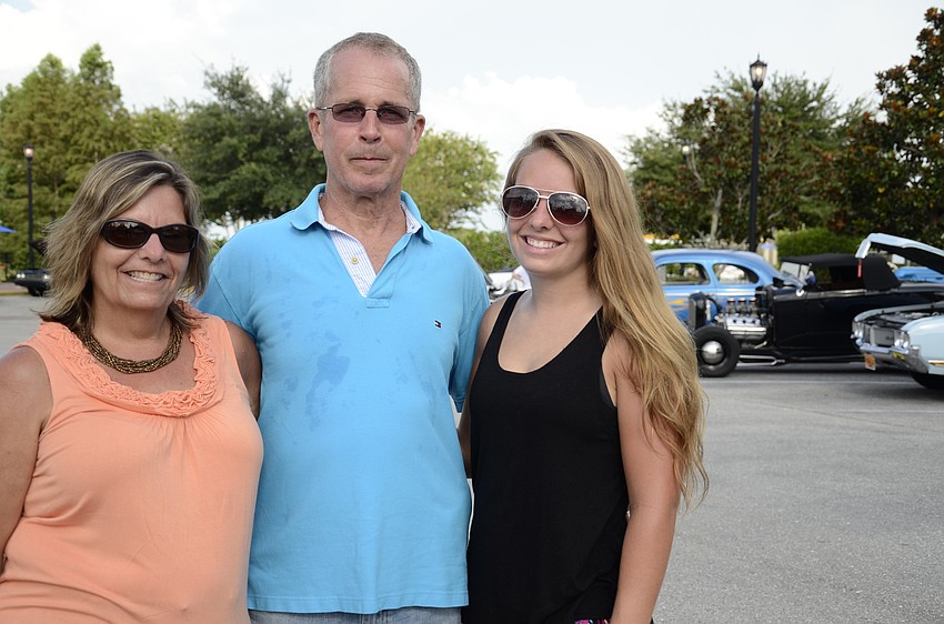 Vicki, Blair, and Hailey Crooke saw the car show advertised and decided to come and check it out.