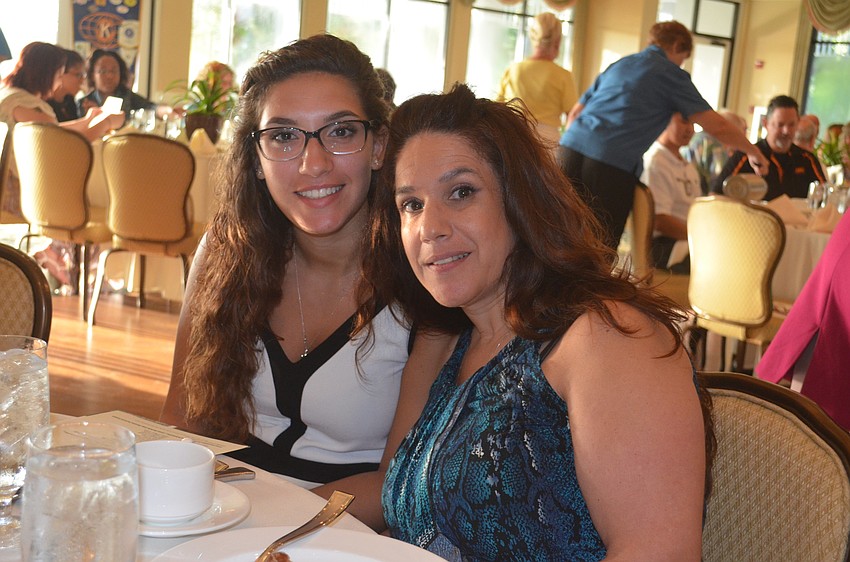 Scholarship recipient Antonia Ventura with mom, Lisa