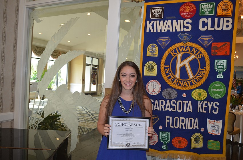 Scholarship recipient Gianna Pecora