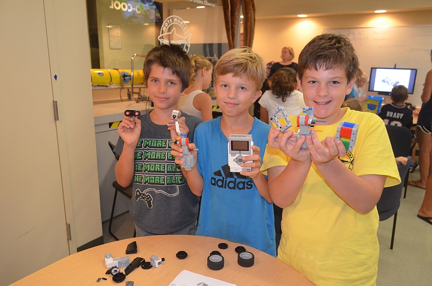 Dante Castrovinci, 9, Maximilian Fischer, 10, and William Goodfellow, 10