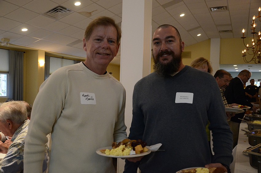 Mark Smith and Wendell Jacobsen represented the Siesta Key Village Association.