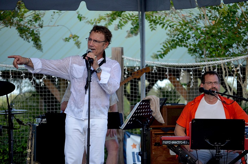 Smokey Santillo and the Smokey's Session band serenade their audience.