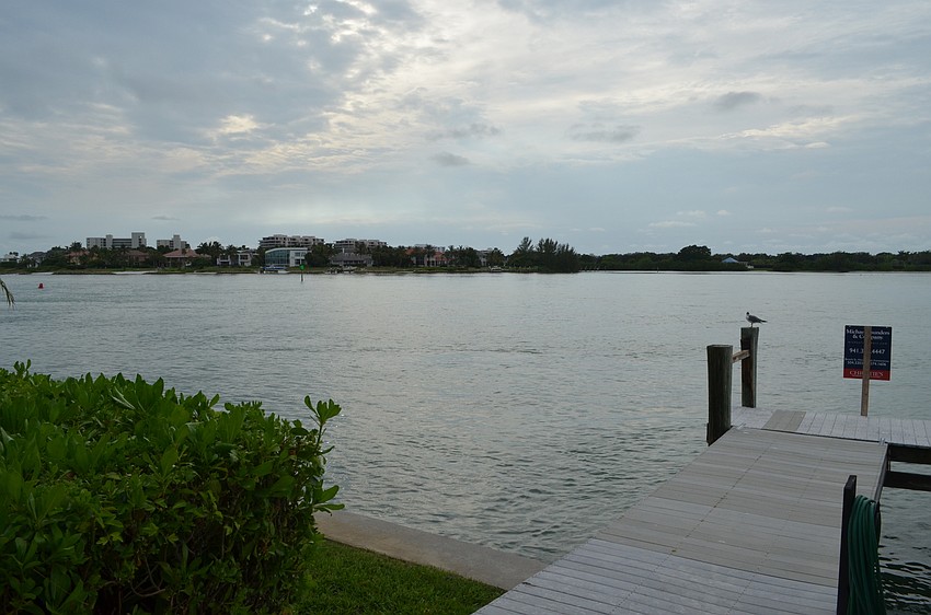 The backyard view of the Vinton House.