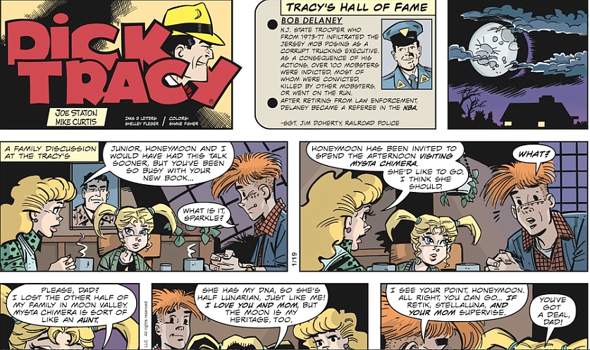 Former NBA referee and part-time Lakewood Ranch resident Bob Delaney received a nod in the Dick Tracy comic.