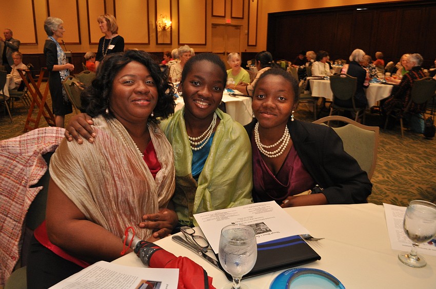 Lisa Rosier brings her daughters, Alexa and Arielle.