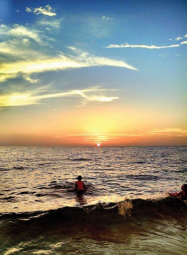 Bruce Silverman submitted this sunset photo, taken at Nokomis Beach.