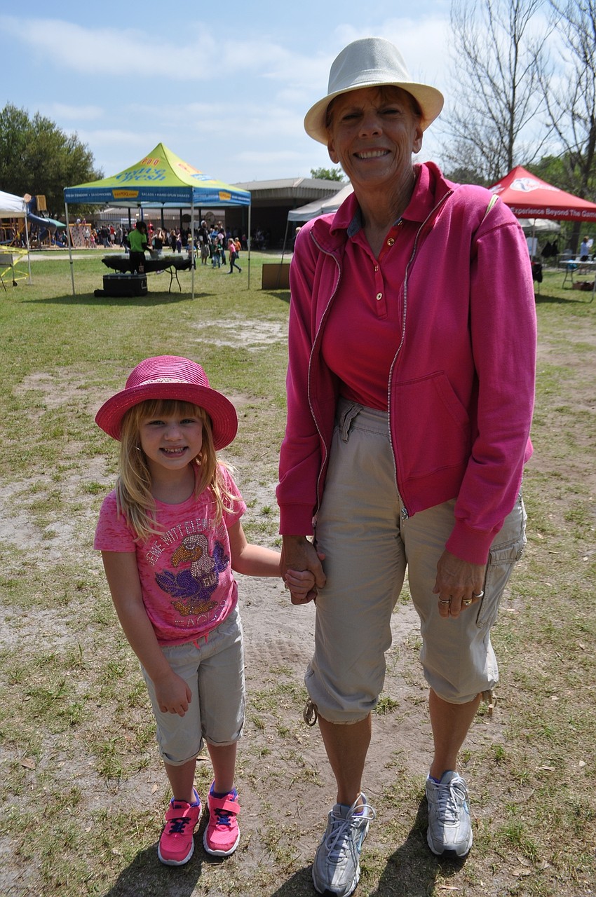 Marleigh Matras attends with her grandma, Julie Matras.