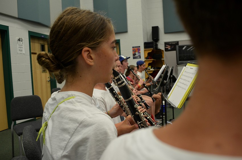 Grace Tholl is a clarinet player.