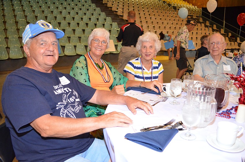 Lloyd Ostiguy, Gail Hall, Beverly Haraldsen and Earl Hampsher